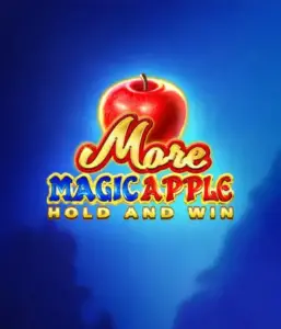 Discover the spellbinding allure of More Magic Apple Hold and Win Slot by 3 Oaks Gaming, showcasing a glistening red apple against a rich blue background. This graphic portrays the enchanting theme with a touch of mystery. Ideal for those enchanted by fairy-tale slots, the vibrant colors and enticing artwork make this slot stand out. 