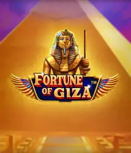 Step into the ancient world of Fortune of Giza slot by Pragmatic Play, featuring a stunning depiction of a Pharaoh amid the iconic pyramid backdrop. This image captures the glory of Egyptian heritage, perfect for history buffs, offering a fascinating adventure.